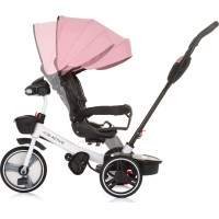 CHIPOLINO Tříkolka se stříškou Be Active 2v1 Pink Linen