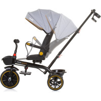 CHIPOLINO Tříkolka se stříškou Max Sport 2v1 Ash Grey