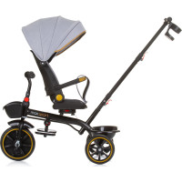 CHIPOLINO Tříkolka se stříškou Max Sport 2v1 Ash Grey