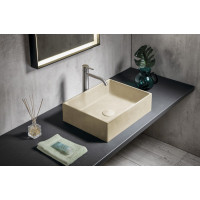 Sapho FORMIGO betonové umyvadlo na desku, 47, 5x36, 5cm, žlutá FG122