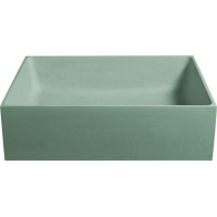 Sapho FORMIGO betonové umyvadlo na desku, 47, 5x36, 5cm, zelená FG123