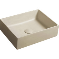 Sapho FORMIGO betonové umyvadlo na desku, 47, 5x36, 5cm, žlutá FG122
