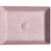 Sapho FORMIGO betonové umyvadlo na desku, 47, 5x36, 5cm, růžová FG121