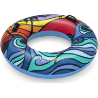 BESTWAY Nafukovací kruh s madly 91 cm Tropic