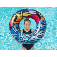 BESTWAY Nafukovací kruh s madly 91 cm Tropic