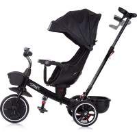 CHIPOLINO Tříkolka se stříškou Smart 2v1 Raven