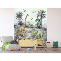 Dětská fototapeta - DINO 1 - 225x270 cm