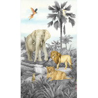 Dětská fototapeta - JUNGLE 2 - 150x270 cm