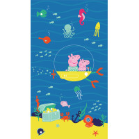 Dětská fototapeta - Prasátko Peppa svět pod vodou - 150x270 cm