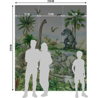 Dětská fototapeta - DINO 2 - 225x270 cm