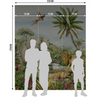 Dětská fototapeta - JUNGLE 1 - 225x270 cm