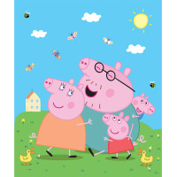 Dětská fototapeta - Prasátko Peppa - 225x270 cm