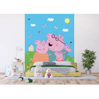 Dětská fototapeta - Prasátko Peppa - 225x270 cm