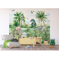 Dětská fototapeta - DINO 2 - 300x270 cm