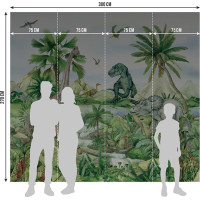 Dětská fototapeta - DINO 2 - 300x270 cm