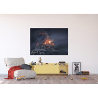 Dětská fototapeta - HARRY POTTER Bradavický expres - 155x110 cm