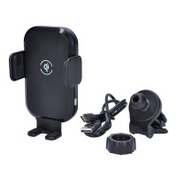 Solight bezdrátová nabíječka do auta Qi 15W s automatickým uchycením