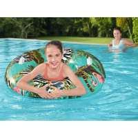 BESTWAY Nafukovací kruh s madly 114 cm Džungle