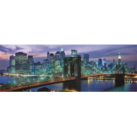 CLEMENTONI Panoramatické puzzle Brooklynský most 1000 dílků