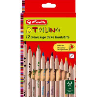 HERLITZ Pastelky Trilino 12 barev (triangle)