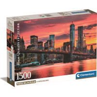 CLEMENTONI Puzzle East River za soumraku 1500 dílků