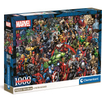 CLEMENTONI Puzzle Impossible: Marvel 1000 dílků