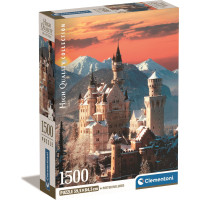 CLEMENTONI Puzzle Neuschwanstein 1500 dílků