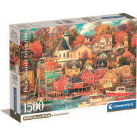 CLEMENTONI Puzzle Přístav dobrých časů 1500 dílků