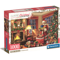 CLEMENTONI Puzzle Santova návštěva 1000 dílků