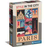 CLEMENTONI Puzzle Style in the City: Paříž 1000 dílků