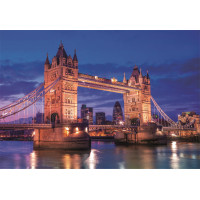 CLEMENTONI Puzzle Tower Bridge v noci 1000 dílků