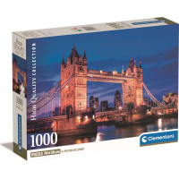 CLEMENTONI Puzzle Tower Bridge v noci 1000 dílků