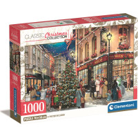 CLEMENTONI Puzzle Vánoční procházka 1000 dílků