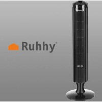 Sloupový ventilátor s dálkovým ovladačem Ruhhy - černý