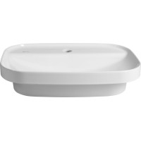 Isvea INFINITY keramické umyvadlo zápustné, 55x40cm, bílá 10NF50055