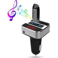 Solight FM transmitter s bluetooth připojením do auta, 2x USB + handsfree