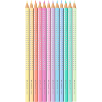 Faber-Castell Pastelky Sparkle v plechové krabičce - 12 barev