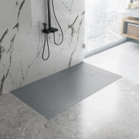 Sprchová SMC vanička REA MAGNUM GREY 90x120 cm - imitace kamene - šedá