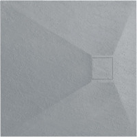 Sprchová SMC vanička REA MAGNUM GREY 90x90 cm - imitace kamene - šedá