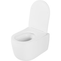 Závěsné WC Rea EDDY TURBO TORNADO RIMLESS - bílé