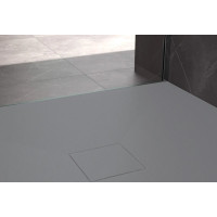 Sprchová SMC vanička REA MAGNUM GREY 90x120 cm - imitace kamene - šedá