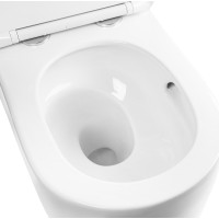 Závěsné WC Rea EDDY TURBO TORNADO RIMLESS - bílé