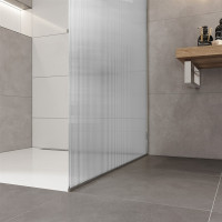 Sprchová zástěna walk-in NOVEA - chrom/sklo Line