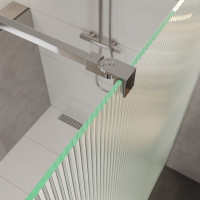 Sprchová zástěna walk-in NOVEA - chrom/sklo Line