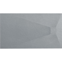 Sprchová SMC vanička REA MAGNUM GREY 90x120 cm - imitace kamene - šedá