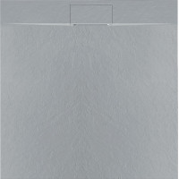 Sprchová SMC vanička REA BAZALT GREY 90x90 cm - imitace kamene - šedá