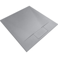 Sprchová SMC vanička REA BAZALT GREY 90x90 cm - imitace kamene - šedá