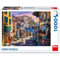 DINO Puzzle Italské pobřeží 1000 dílků