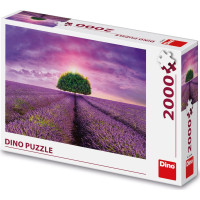 DINO Puzzle Levandulové pole 2000 dílků
