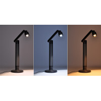 Solight LED stmívatelná lampička s RGB podsvícením, 10W, 600lm, změna chromatičnosti, dálkový ovladač